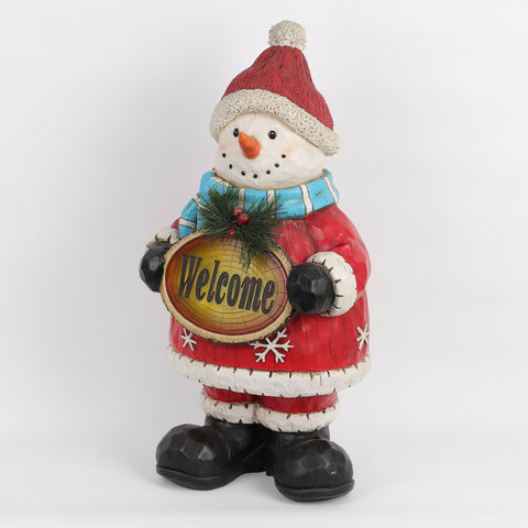 Christmas Resin Snowman Décor