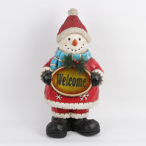 Christmas Resin Snowman Décor