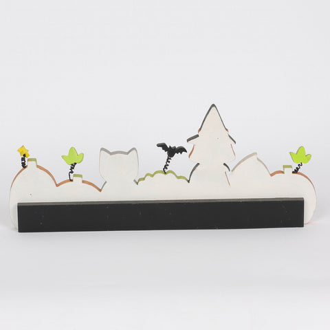 13*5.25*0.75'' Halloween Welcome Table Décor