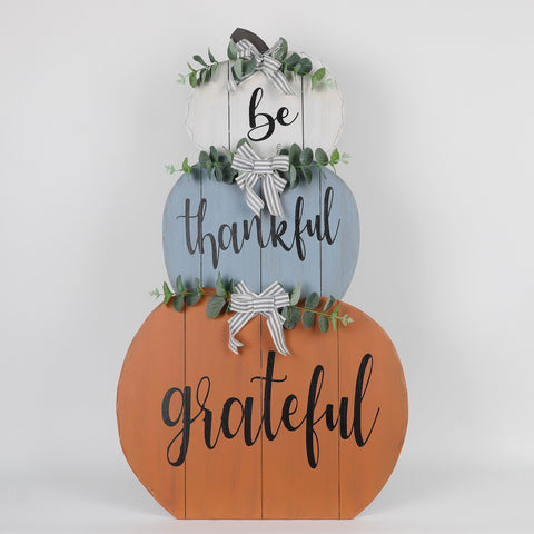Harvest Be Thankful Grateful Board Décor