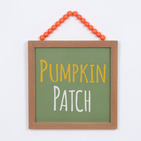 Harvest Pumpkin Patch MDF Wall Hanger Décor