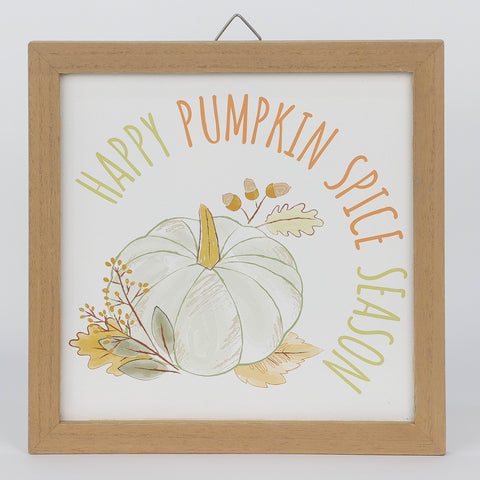 Harvest Happy Pumpkin Spice Season Wall Décor