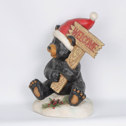 Christmas Resin Bear Décor