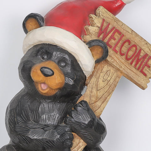 Christmas Resin Bear Décor