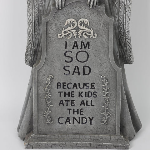 13.5*6.5*30.0'' A Crying Angel With I Am So Sad Tombstone Décor