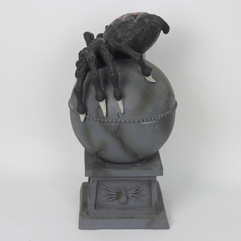 19.5"Tombstone Décor w/ Spider - Outdoor/Indoor Halloween Decoration