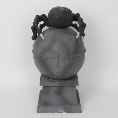 19.5"Tombstone Décor w/ Spider - Outdoor/Indoor Halloween Decoration