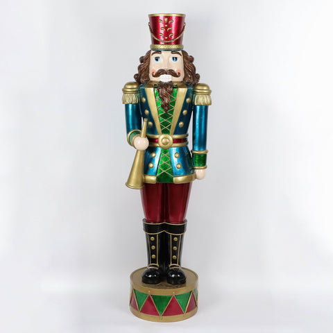 60" Christmas Nutcracker Decoration – Festive Holiday Indoor/Outdoor Statue