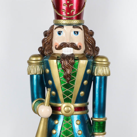 60" Christmas Nutcracker Decoration – Festive Holiday Indoor/Outdoor Statue