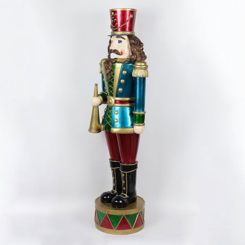 60" Christmas Nutcracker Decoration – Festive Holiday Indoor/Outdoor Statue