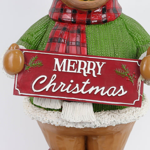 Christmas Resin Reindeer Décor