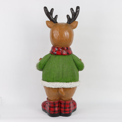 Christmas Resin Reindeer Décor