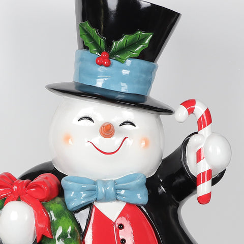 Christmas 26.0*21.0*43.0''Resin Snowman Décor