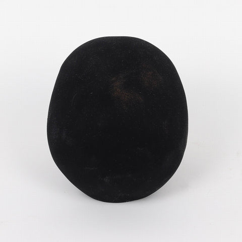 7.875*4.875*5.0''Black Flocking Skull Décor