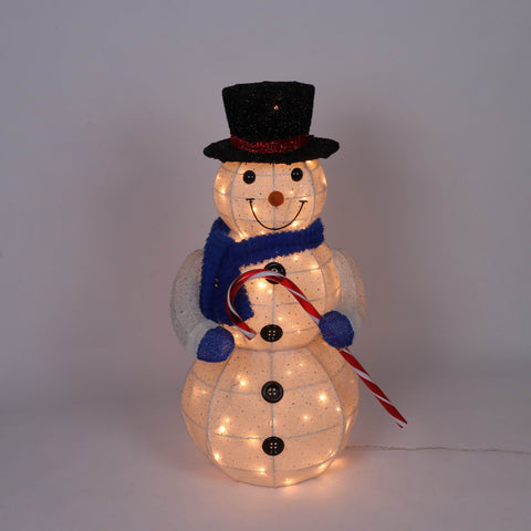 Christmas Pre-Lit Snowman Décor