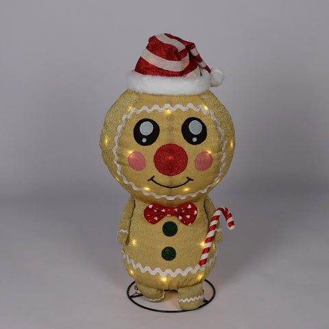Christmas Pre-Lit Gingerbread Décor