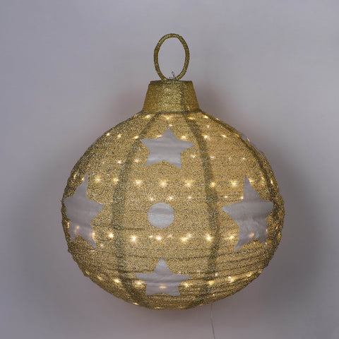 Christmas Pre-Lit Jumbo Ornament Décor