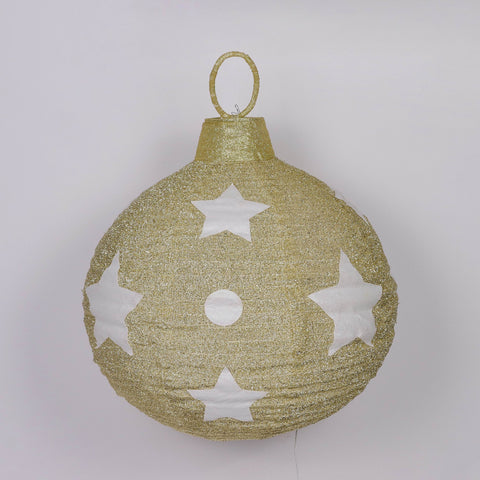 Christmas Pre-Lit Jumbo Ornament Décor