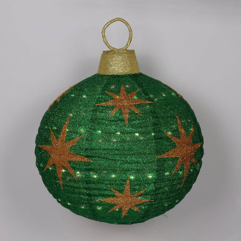 Christmas Pre-Lit Jumbo Ornament Décor