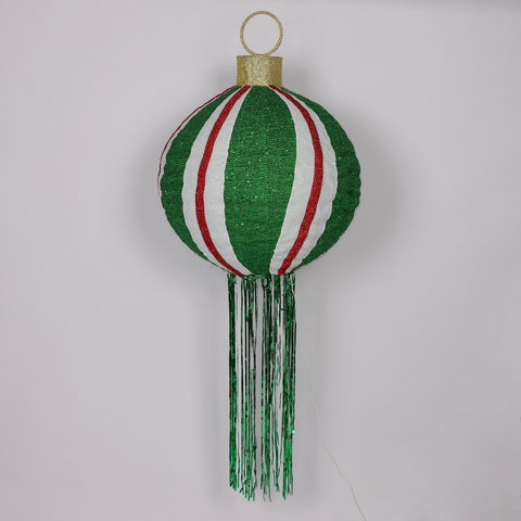 Christmas Pre-Lit Jumbo Ornament Décor