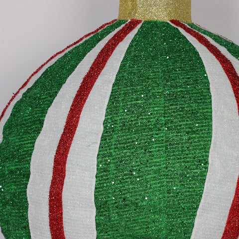 Christmas Pre-Lit Jumbo Ornament Décor