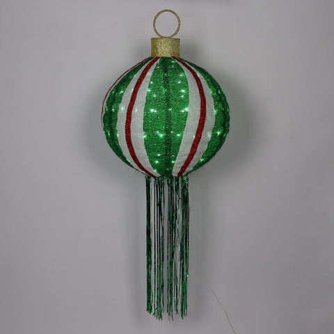 Christmas Pre-Lit Jumbo Ornament Décor