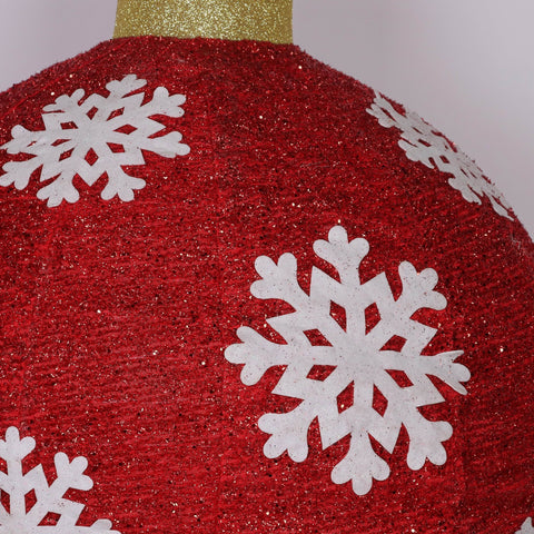 Christmas Pre-Lit Jumbo Ornament Décor