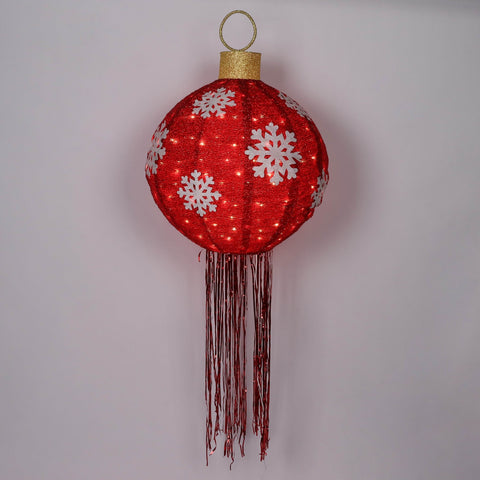 Christmas Pre-Lit Jumbo Ornament Décor