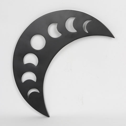 Halloween Crescent Black Moon Phase Wall Décor