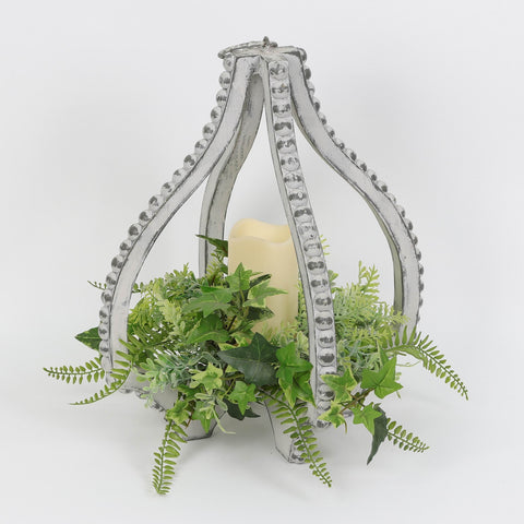 Greenery Décor W/ Led Candle | Home Decor | Interior Styling