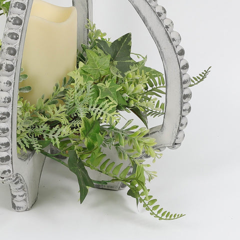 Greenery Décor W/ Led Candle | Home Decor | Interior Styling