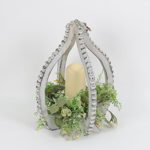 Greenery Décor W/ Led Candle | Home Decor | Interior Styling