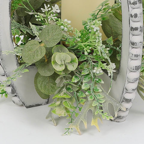 Greenery Décor W/ Led Candle | Home Decor | Interior Styling