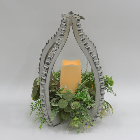 Greenery Décor W/ Led Candle | Home Decor | Interior Styling