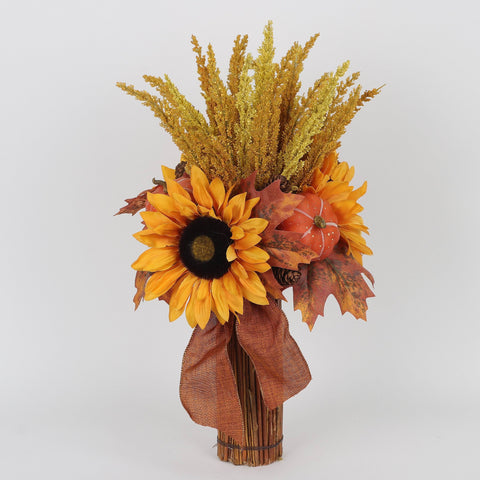 Harvest Sunflower & Pumpkin Autumn Décor