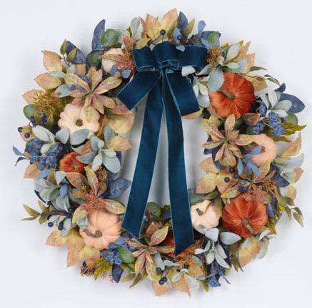 30" Harvest Blue Wreath