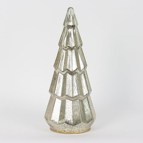 Christmas 5.5*14.0*0.0'' Glass Tree Décor W/Lite