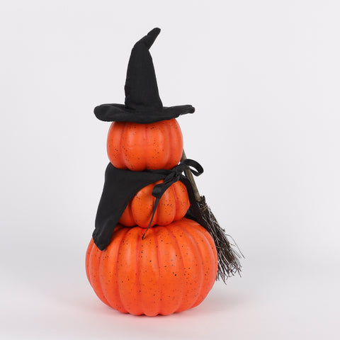 14IN HALLOWEEN FABRIC PUMBKIN