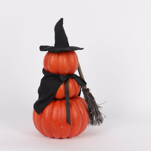 14IN HALLOWEEN FABRIC PUMBKIN