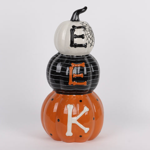 14IN HALLOWEEN PUMPKIIN W/LITE