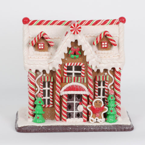 8.5"H Candy House Decor