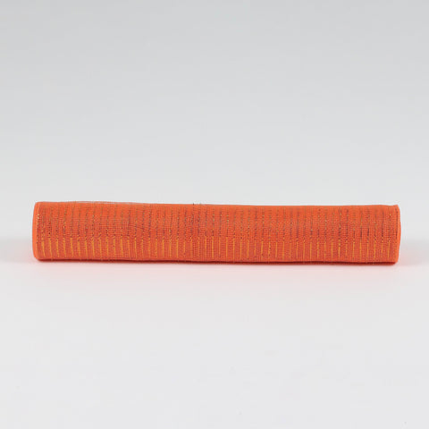 Halloween Orange Ribbon Sinamay Mesh: Spooky Decorative Accent

