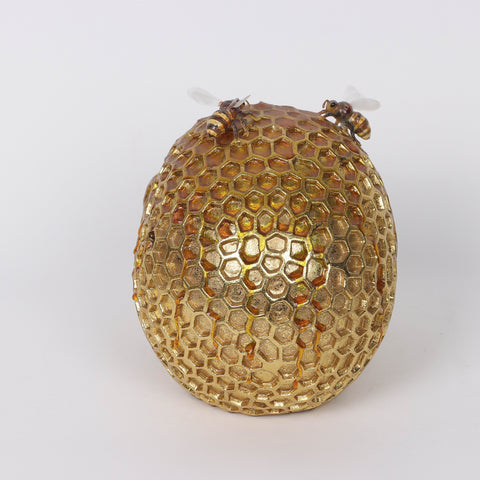 5.5*8.25*6.75'' Gold Skull Décor