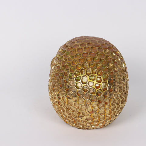 5.75*5*6''Gold Skull Décor