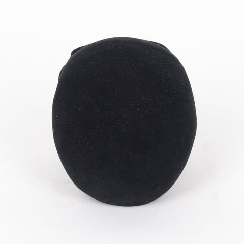 3.25*4.75*3.75''Black Flocking Skull Décor