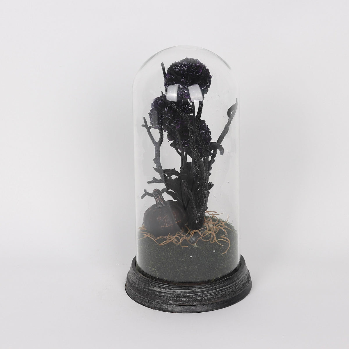 6.25*6.25*12.5''Black Tree Table Décor W/Transparent Cover – Season2Season