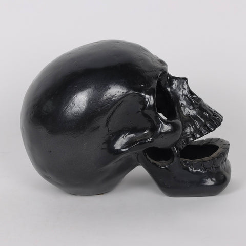 5.25*7.5*6.0''Black Skull Décor