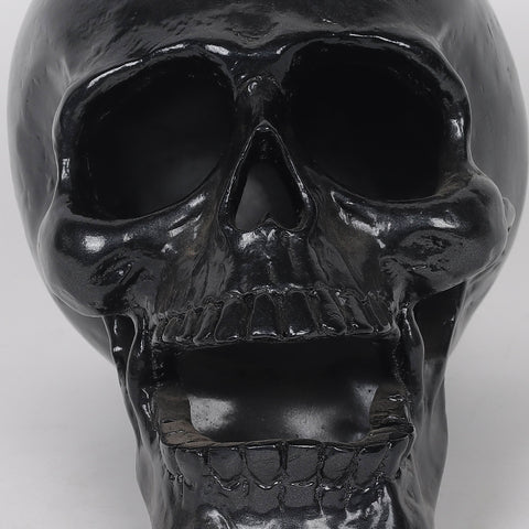 5.25*7.5*6.0''Black Skull Décor