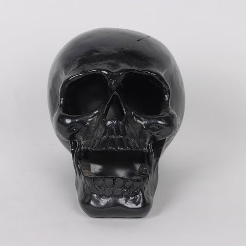 5.25*7.5*6.0''Black Skull Décor