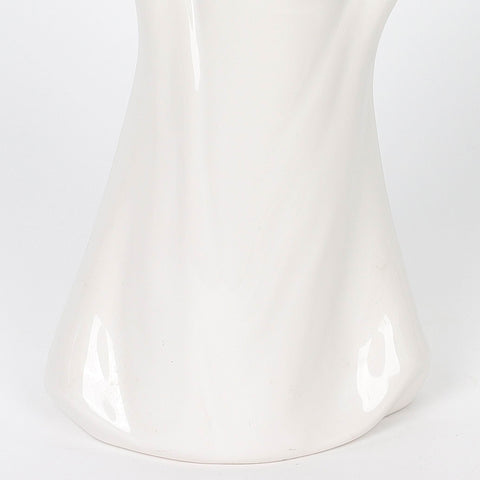 4.0*3.5*8.5''White Ceramic Ghost With Raised Hands Décor